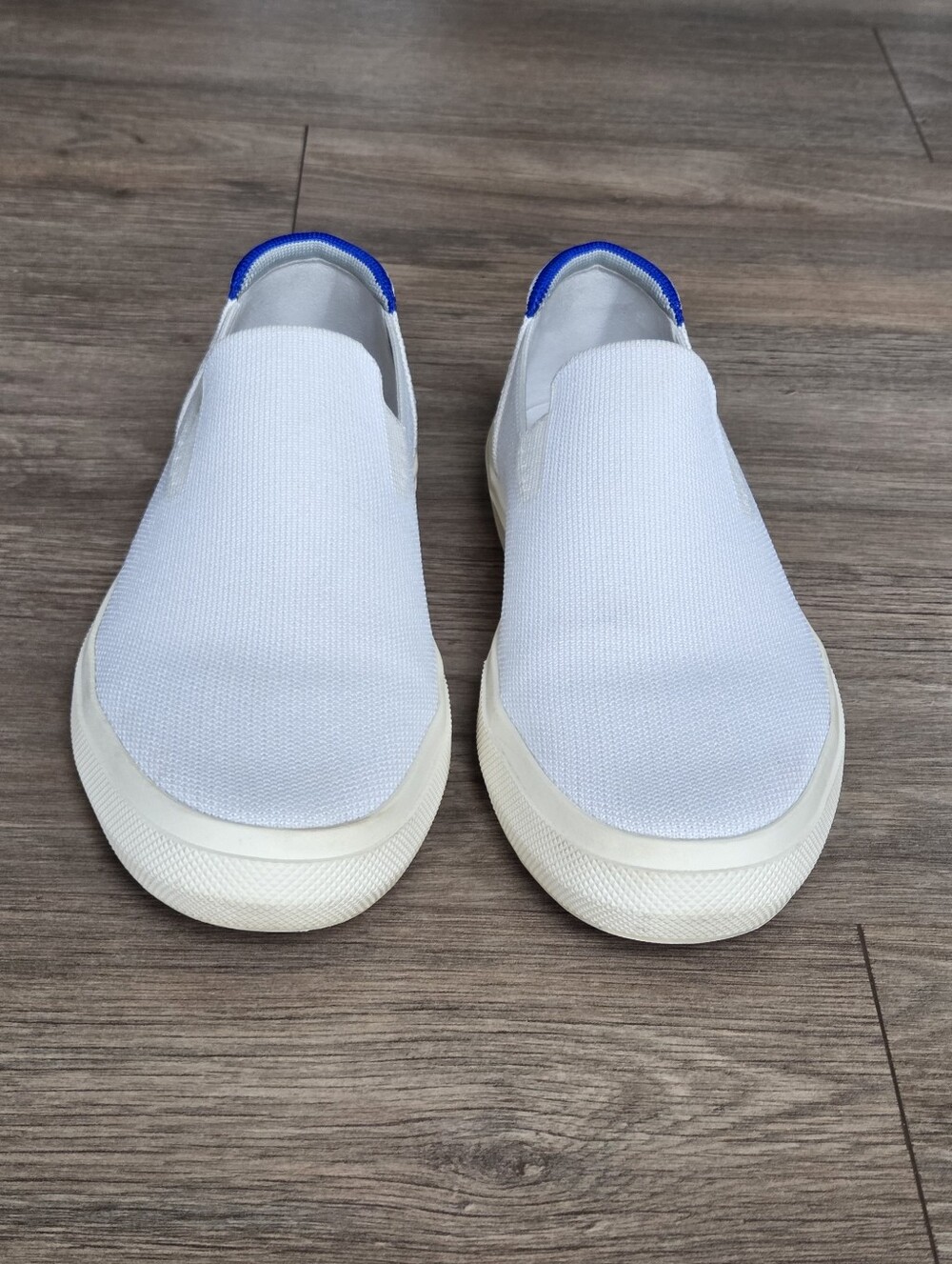 ROTHY'S White Slip-On Canvas Sneakers (Men Size 9.5 - Fits Like a Size 9 US)